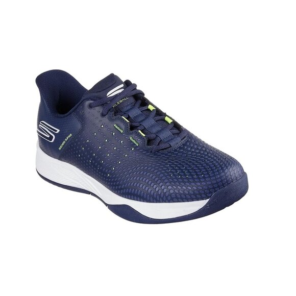 NiB Skechers Men Viper Court Reload Cross-Trainers Blue Size 7.5 $80 RY1346 - Picture 2 of 6